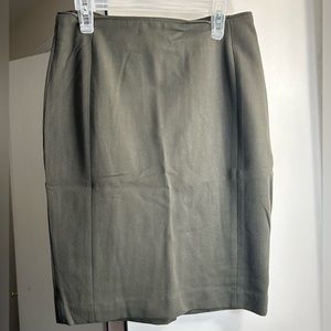 Olive green skirt